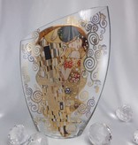 CARMANI - 1990 Gustav Klimt - Der Kuss - Vase aus Glas   III