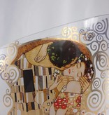 CARMANI - 1990 Gustav Klimt - Der Kuss - Vase aus Glas   III