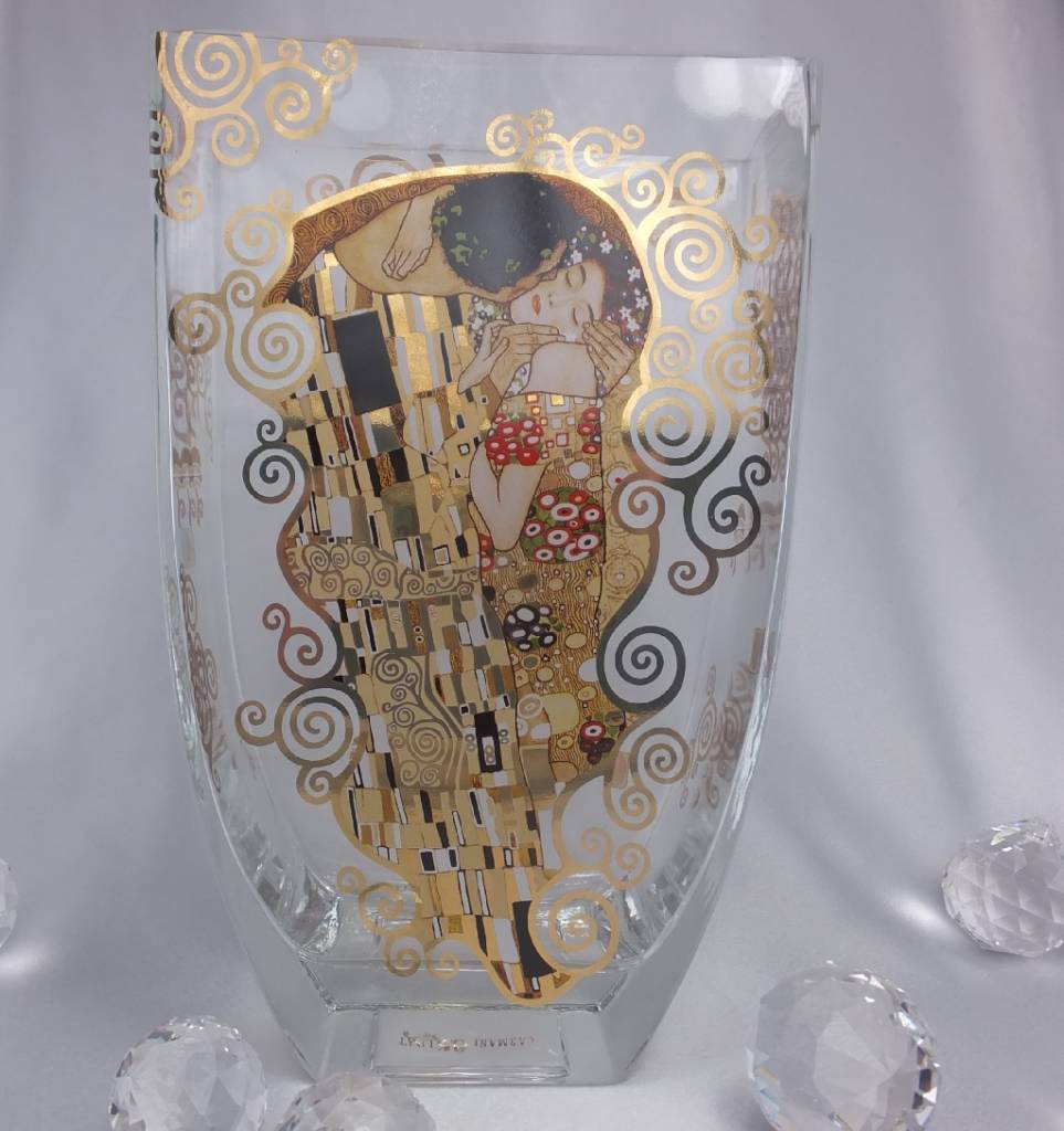 CARMANI - 1990 Gustav Klimt - The Kiss - Vase / Glass Vase I