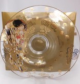 CARMANI - 1990 Gustav Klimt - The Kiss - Decoration Bowl / Glass Bowl