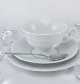 CRISTOFF -1831 Marie - Claire - white - porcelain cup and saucer