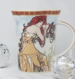 CARMANI - 1990 Alfons Mucha - The Four Seasons - Summer coffee cup in gift box
