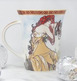 CARMANI - 1990 Alfons Mucha - The Four Seasons - Summer coffee cup in gift box