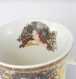 CARMANI - 1990 Alfons Mucha - The Four Seasons - Autumn coffee cup in gift box