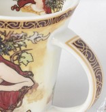 CARMANI - 1990 Alfons Mucha - The Four Seasons - Herbst-  Kaffeetasse in Geschenkbox