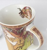 CARMANI - 1990 Alfons Mucha - The Four Seasons - Spring coffee cup in gift box