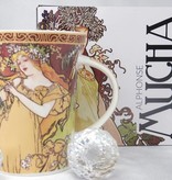 CARMANI - 1990 Alfons Mucha - The Four Seasons - Spring coffee cup in gift box