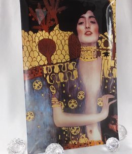 CARMANI - 1990 Gustav Klimt - glass plate Judith