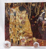 CARMANI - 1990 Gustav Klimt - Platzteller -Der Kuss  30 x 30 cm