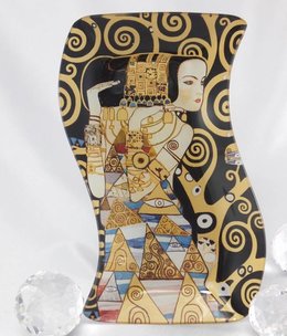 CARMANI - 1990 Gustav Klimt - Expectation - Glass plate S-shape