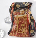 CARMANI - 1990 Gustav Klimt - glass plate -S shape - Hygieia - 23 x 15 cm