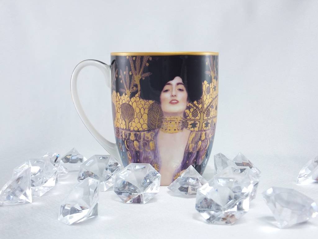 DELUXE by MJS Gustav Klimt Judith coffee cup in gift box