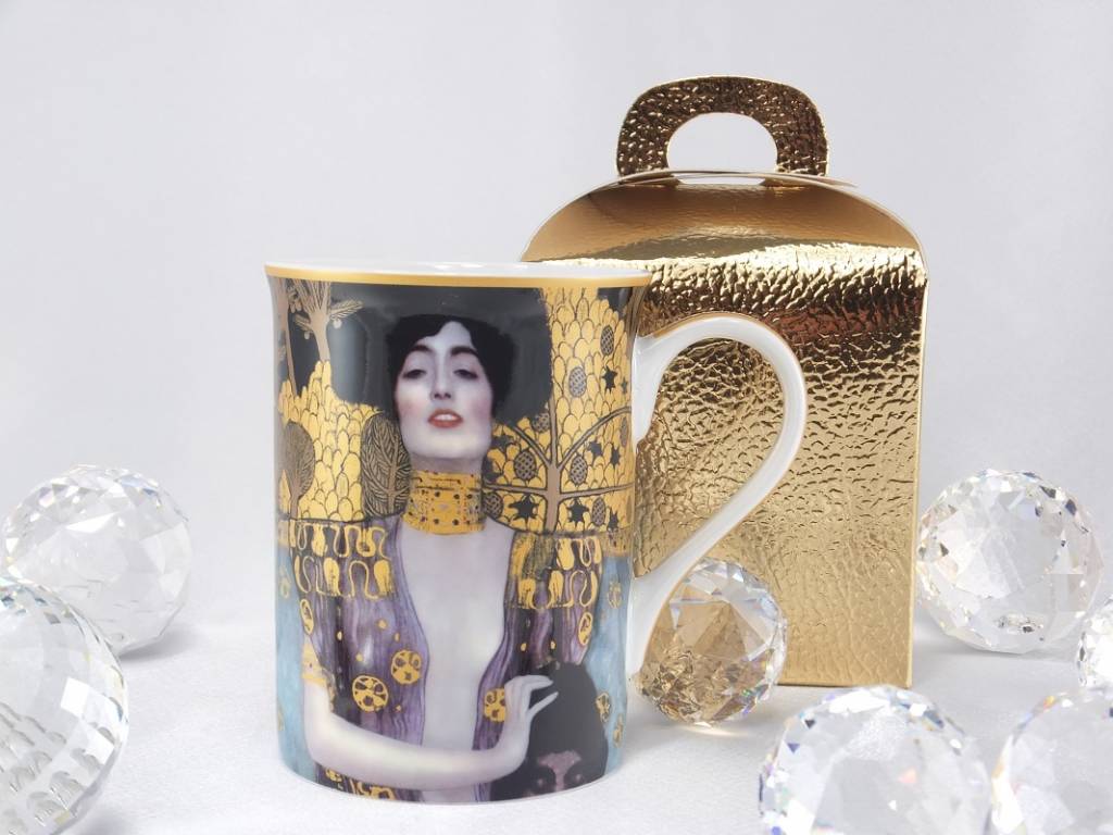 DELUXE by MJS Gustav Klimt - Judith- Kaffeetasse in Geschenkbox