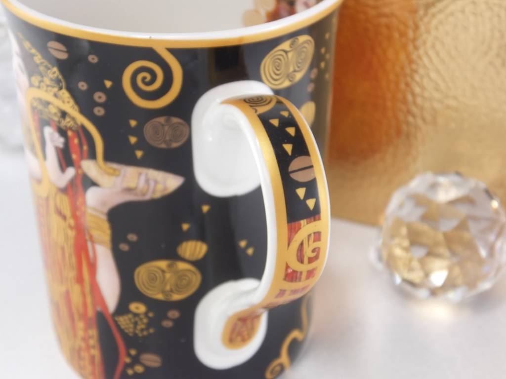 DELUXE by MJS Gustav Klimt - Hygieia - Kaffeetasse  in  Geschenkbox