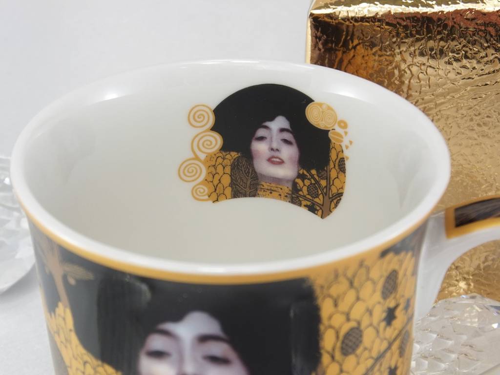 DELUXE by MJS Gustav Klimt - Judith- Kaffeetasse in Geschenkbox