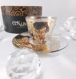 CARMANI - 1990 Gustav Klimt - Espresso cup made of glass in gift box
