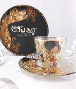 CARMANI - 1990 Gustav Klimt - Espresso cup - Glass