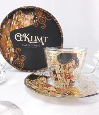 CARMANI - 1990 Gustav Klimt - Espressotasse - Glas