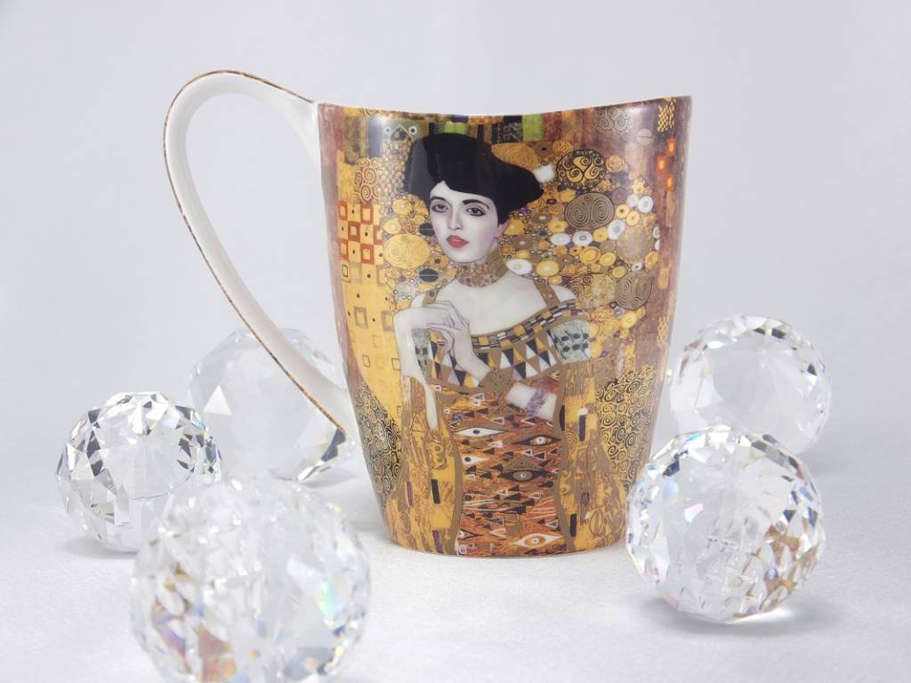 CARMANI - 1990 Gustav Klimt - Adele Bloch Bauer coffee cup Vanessa in gift box