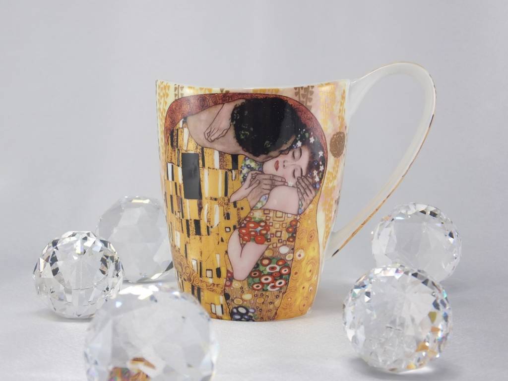 CARMANI - 1990 Gustav Klimt - Der Kuss-Kaffeetasse Vanessa in Geschenkbox