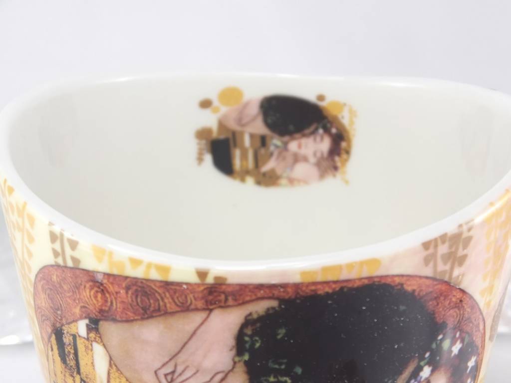 CARMANI - 1990 Gustav Klimt - The kiss coffee cup Vanessa in gift box