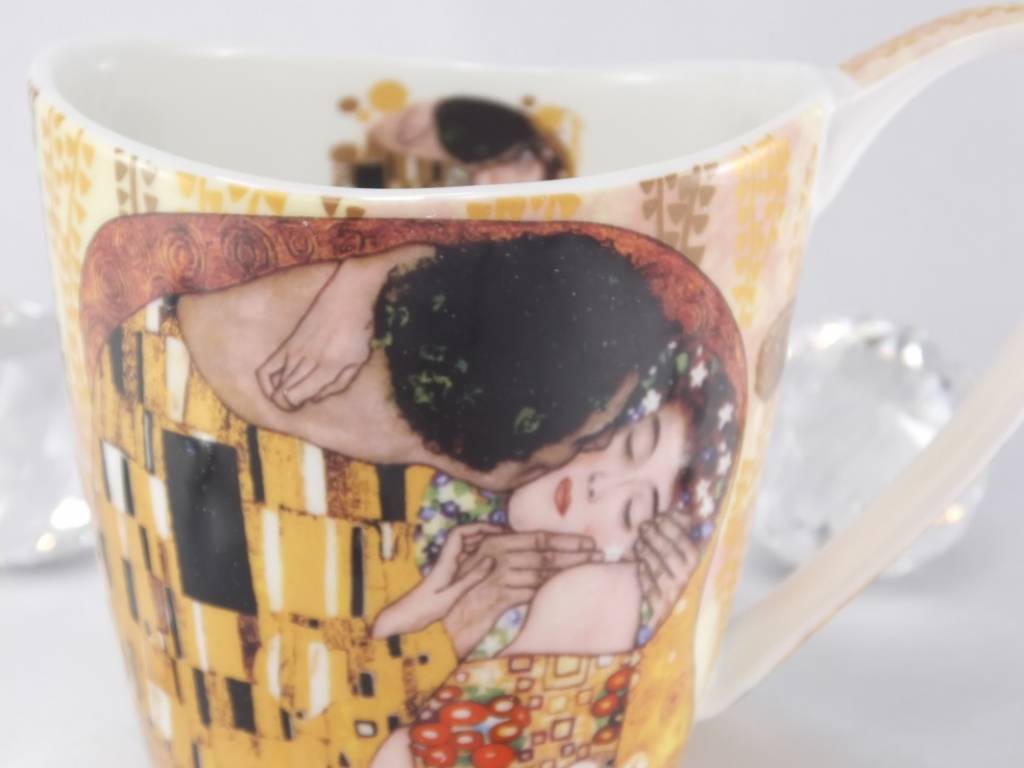 CARMANI - 1990 Gustav Klimt - The kiss coffee cup Vanessa in gift box