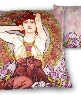 CARMANI - 1990 Alfons Mucha - Amethyst - Pillow