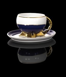 Cmielow - 1790 Glamour XI - Teetasse mit Golddekoration