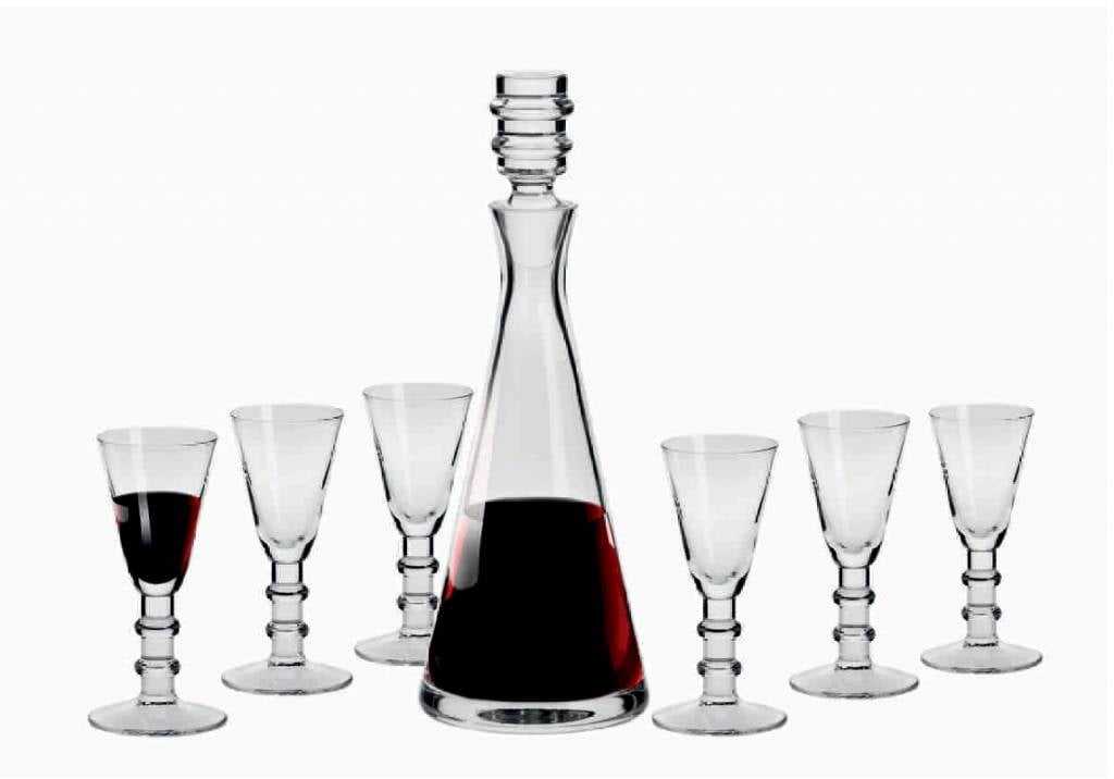 KROSNO 1923 Celebrity - Liqueur Set Royal 7 -part