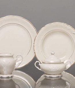 CRISTOFF -1831 Marie - Claire - Ecru / Gold - Coffee service 6/15