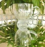 IRENA -  1924  Cappuccino cups in glass Medium in 3 versions