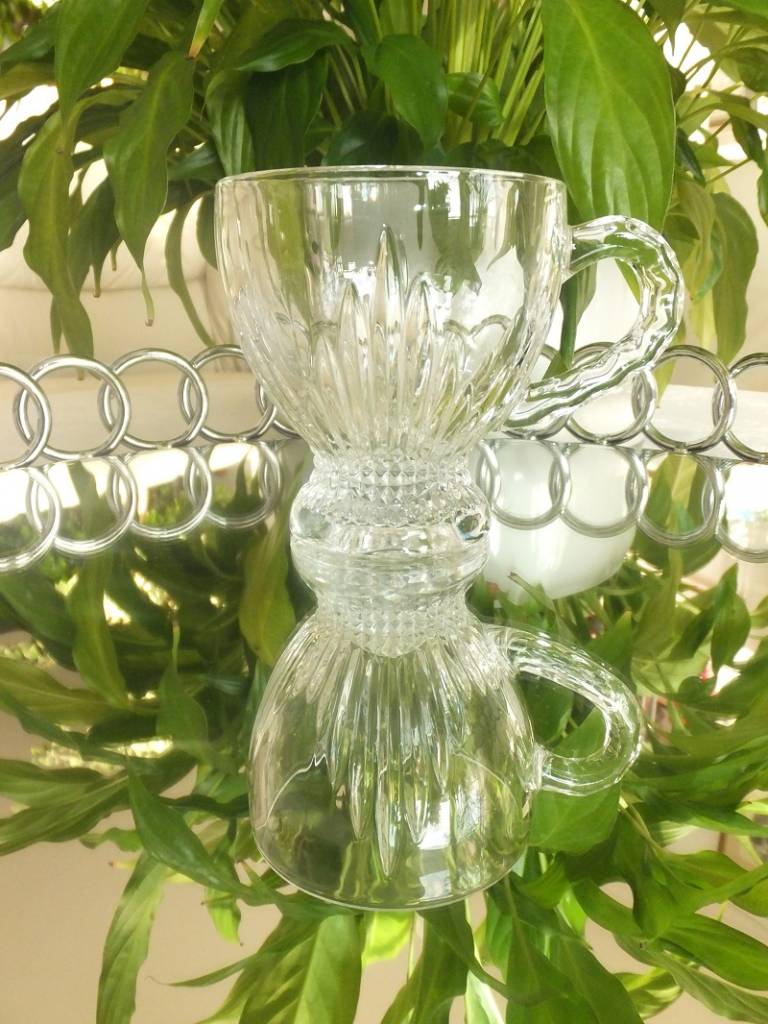 IRENA -  1924  Cappuccino cups in glass Medium in 3 versions