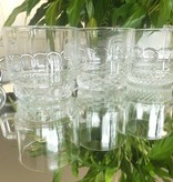 IRENA -  1924  Glass cup / coffee cups with 6 different decoration variants