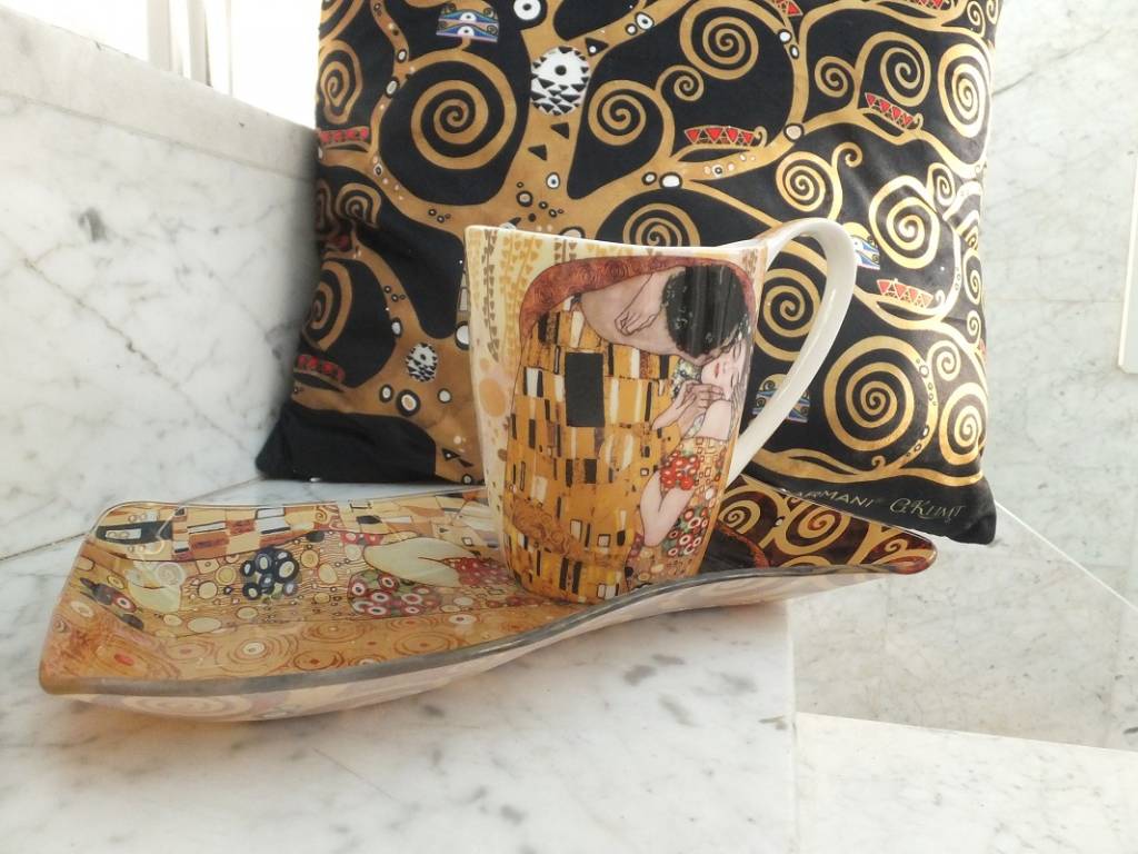 CARMANI - 1990 Gustav Klimt - The kiss coffee cup Vanessa in gift box