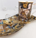 DELUXE by MJS Gustav Klimt - Erwartung - Kaffeetasse  in Geschenkbox