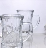 IRENA -  1924  Glass cup narrow in 4 different grinding variations