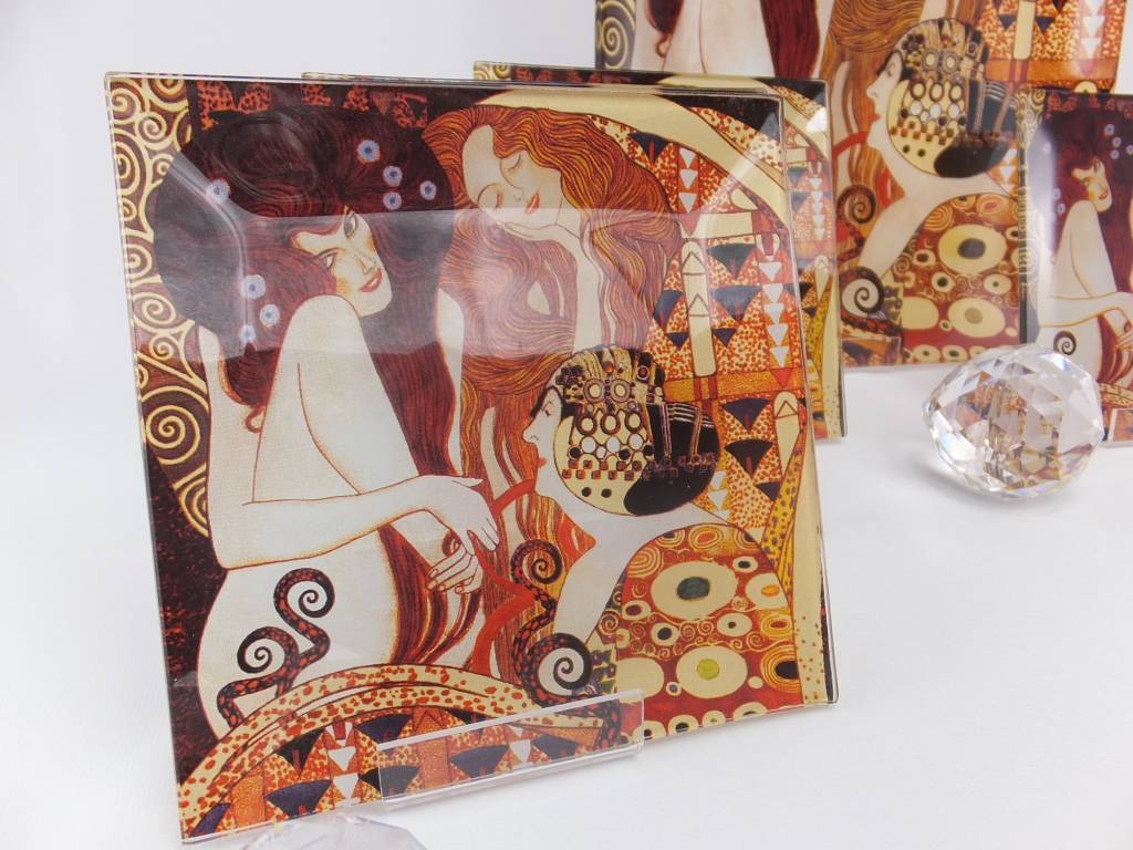 CARMANI - 1990 Gustav Klimt - Glasteller - Beethovenfries