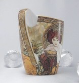 CARMANI - 1990 Alfons Mucha -  The Precious Stones  -Smaragd - Kaffeetasse Vanessa