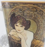 CARMANI - 1990 Alfons Mucha -  The Precious Stones  -Smaragd - XXL Kaffeetasse