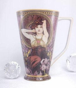 CARMANI - 1990 Alfons Mucha - Amethyst - XXL Coffee Cup