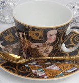 CARMANI - 1990 Gustav Klimt - Expectation - Coffee cup with saucer in gift box