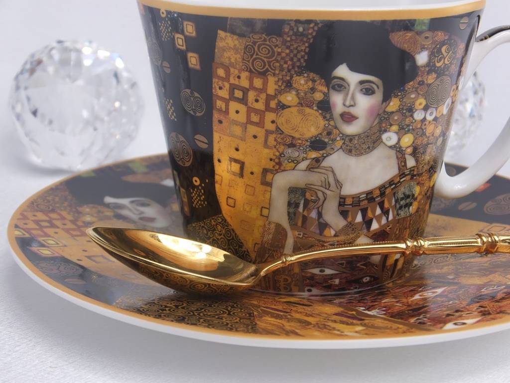 CARMANI - 1990 Gustav Klimt - Adele Bloch Bauer - Coffee Cup with Saucer