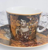 CARMANI - 1990 Gustav Klimt - Adele Bloch Bauer Kaffeetasse  mit Untertasse -