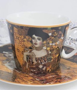 CARMANI - 1990 Gustav Klimt - coffee cup set -Adele Bloch Bauer