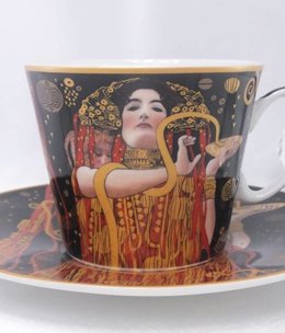 CARMANI - 1990 Gustav Klimt - Kaffeetasse Set Hygieia