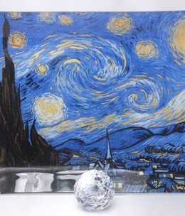 CARMANI - 1990 Van Gogh - Starry Night - glass plate