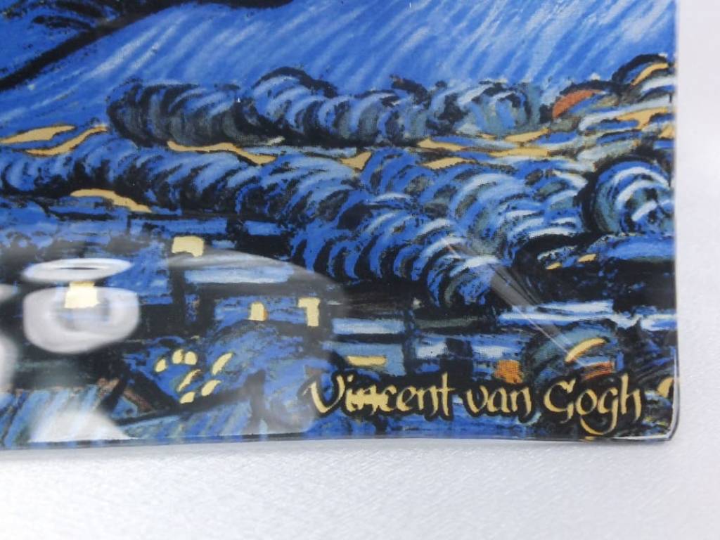 CARMANI - 1990 Vincent van Gogh - Starry Night - Decoration Plate 20 x 28 cm