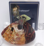 CARMANI - 1990 Gustav Klimt - The Kiss dark glass cup