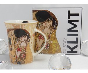 ➤ Gustav Klimt The Kiss - Espresso cups collection by DELUXE by MJS -  DELUXE by MJS