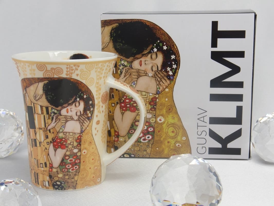 Gustav Klimt The Kiss Set of 2 Mug Set